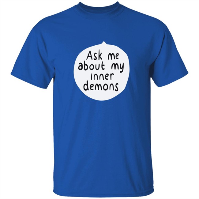 Life Is Strange Merch Hot Topic Ask Me About My Inner Demons Speech Bubble Shirt Phong - Life Is Strange Merch Hot Topic Ask Me About My Inner Demons Speech Bubble Shirt