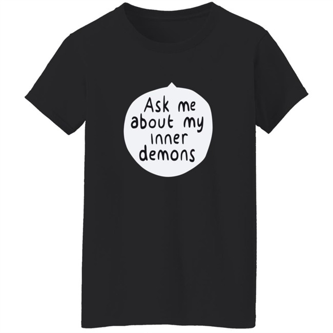 Life Is Strange Merch Hot Topic Ask Me About My Inner Demons Speech Bubble Shirt Phong - Life Is Strange Merch Hot Topic Ask Me About My Inner Demons Speech Bubble Shirt