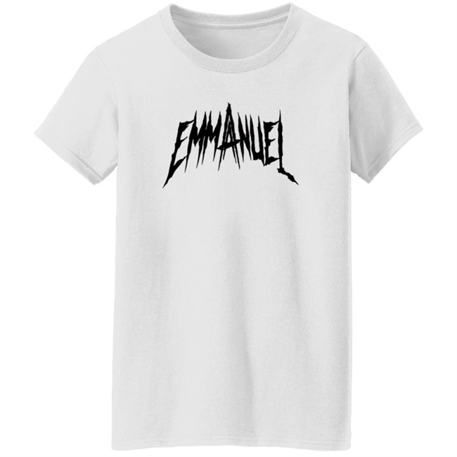 Anuel Aa Merch Red Emmanuel Tee Shirt Hang - Anuel Aa Merch Red Emmanuel Tee Shirt