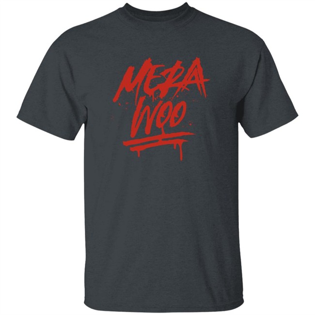 Anuel Aa Merch Mera Woo Black T Shirt Hang - Anuel Aa Merch Mera Woo Black T Shirt