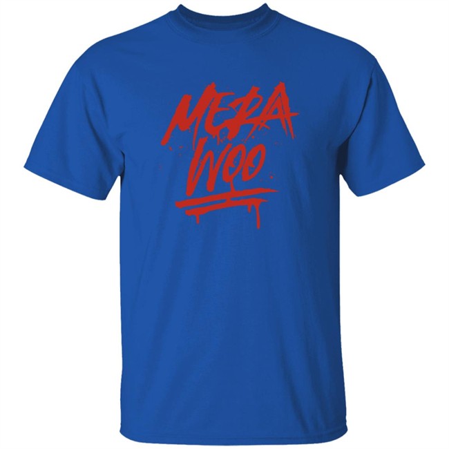 Anuel Aa Merch Mera Woo Black T Shirt Hang - Anuel Aa Merch Mera Woo Black T Shirt