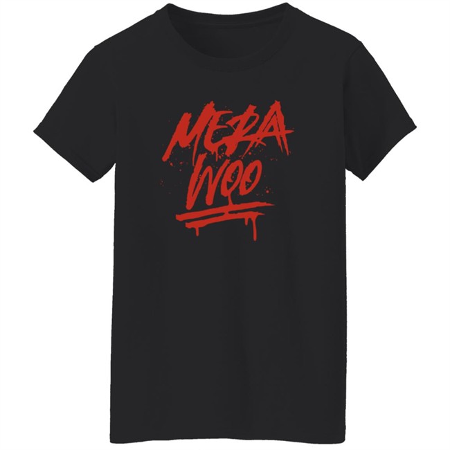 Anuel Aa Merch Mera Woo Black T Shirt Hang - Anuel Aa Merch Mera Woo Black T Shirt
