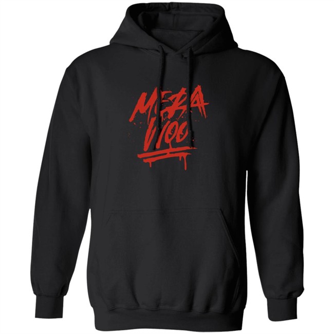 Anuel Aa Merch Mera Woo Black T Shirt Hang - Anuel Aa Merch Mera Woo Black T Shirt