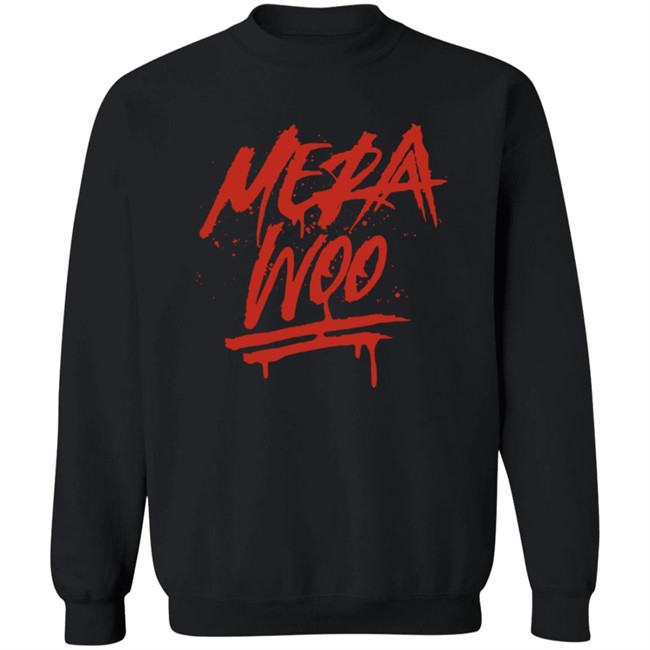 Anuel Aa Merch Mera Woo Black T Shirt Hang - Anuel Aa Merch Mera Woo Black T Shirt