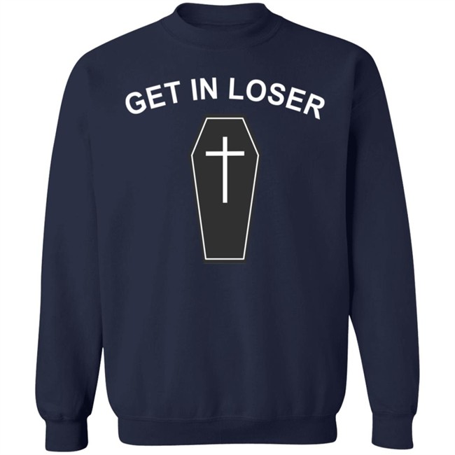 Get In Loser Hoodie Wicked Cat Clothing Hang - Get In Loser Hoodie Wicked Cat Clothing