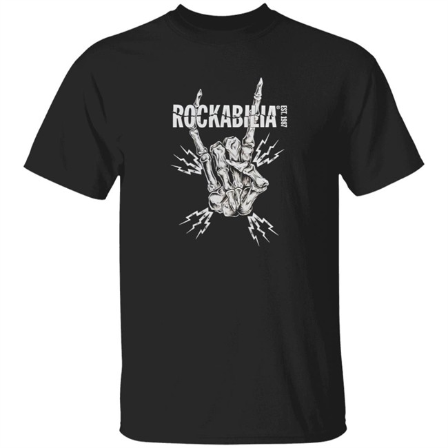 Rockabilia Merch Hands By Rhys Cooper T Shirt