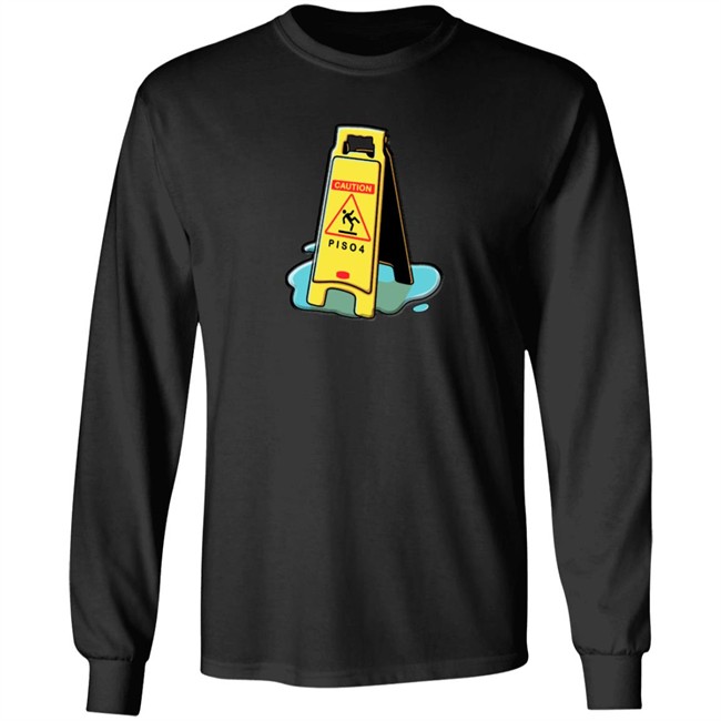 Merchgardens Piso4 Wet Floor Sign Hoodie Loan - Merchgardens Piso4 Wet Floor Sign Hoodie