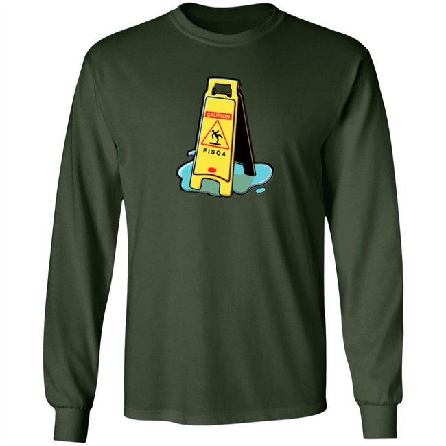 Merchgardens Piso4 Wet Floor Sign Hoodie Loan - Merchgardens Piso4 Wet Floor Sign Hoodie