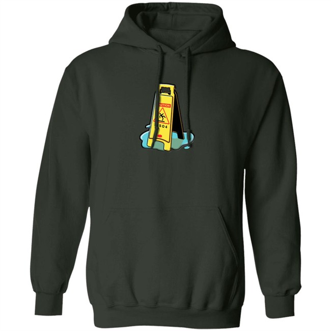 Merchgardens Piso4 Wet Floor Sign Hoodie Loan - Merchgardens Piso4 Wet Floor Sign Hoodie