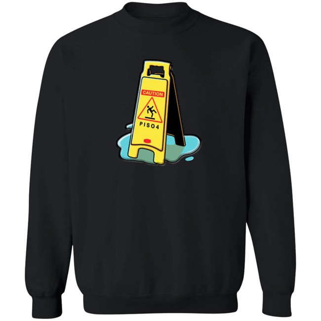 Merchgardens Piso4 Wet Floor Sign Hoodie Loan - Merchgardens Piso4 Wet Floor Sign Hoodie