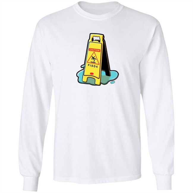 Merchgardens Piso4 Wet Floor Sign Hoodie Loan - Merchgardens Piso4 Wet Floor Sign Hoodie