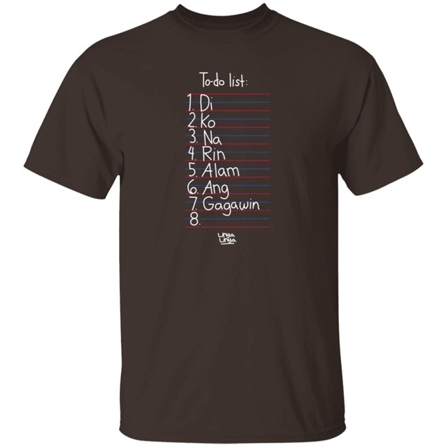 Linya Linya Shop To Do List Shirt Arshie Larga Nhung - Linya Linya Shop To Do List Shirt Arshie Larga