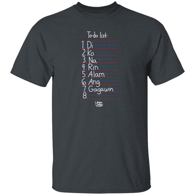 Linya Linya Shop To Do List Shirt Arshie Larga Nhung - Linya Linya Shop To Do List Shirt Arshie Larga