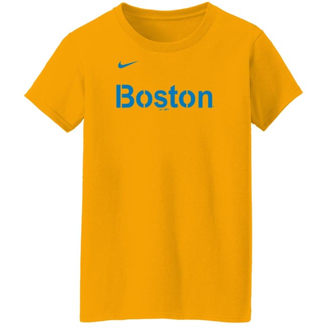 Yellow Red Sox Sweatshirt Yellow Boston Hoodie Duyen - Yellow Red Sox Sweatshirt Yellow Boston Hoodie
