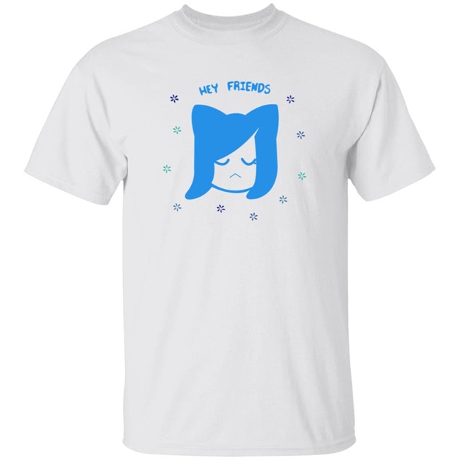Hang - Akidearest Merch Blue Floral Shirt Hey Friends