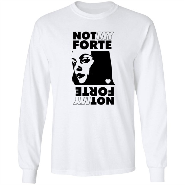 Letterkenny Merch Ladies Not My Forte Rock Grey Tee Shirt Hang - Letterkenny Merch Ladies Not My Forte Rock Grey Tee Shirt