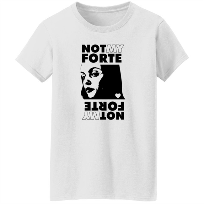 Letterkenny Merch Ladies Not My Forte Rock Grey Tee Shirt Hang - Letterkenny Merch Ladies Not My Forte Rock Grey Tee Shirt