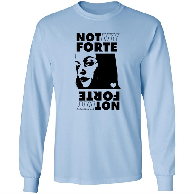 Letterkenny Merch Ladies Not My Forte Rock Grey Tee Shirt Hang - Letterkenny Merch Ladies Not My Forte Rock Grey Tee Shirt