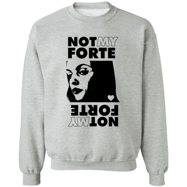Letterkenny Merch Ladies Not My Forte Rock Grey Tee Shirt Hang - Letterkenny Merch Ladies Not My Forte Rock Grey Tee Shirt
