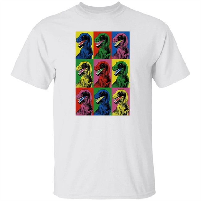 Steven Spielberg Jurassic Park Dinosaur Pop Art Shirt Universalpics