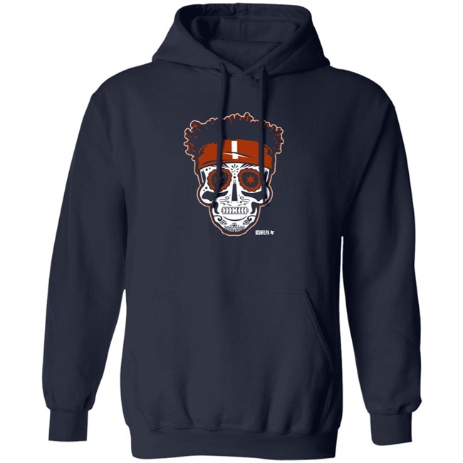 Justin Fields Sugar Skull T Shirt National Football League Players Association BreakingT Justin Fields Sugar Skull T Shirt National Football League Players Association BreakingT