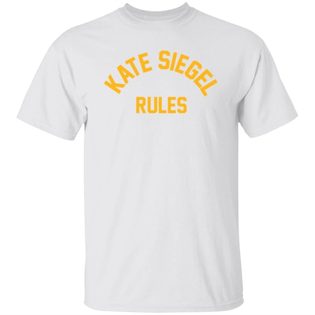 The Kingcast Merch Kate Siegel Rules Shirt The Kingcast Merch Kate Siegel Rules Shirt