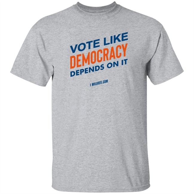 The Democrats Store Vote Like Democracy Depends On It T Shirt The Democrats Store Vote Like Democracy Depends On It T Shirt
