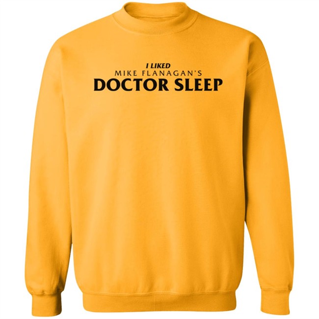 Super Yaki Merch I Liked Mike Flanagan's Doctor Sleep Shirt Yellow Super Yaki Merch I Liked Mike Flanagan's Doctor Sleep Shirt Yellow