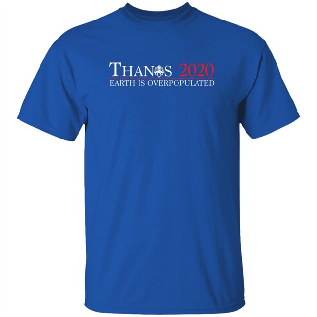 Jimmy Folino Thanos 2020 Earth Is Overpopulated Shirt Jimmy Folino Thanos 2020 Earth Is Overpopulated Shirt