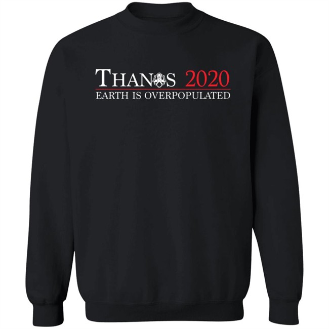 Jimmy Folino Thanos 2020 Earth Is Overpopulated Shirt Jimmy Folino Thanos 2020 Earth Is Overpopulated Shirt