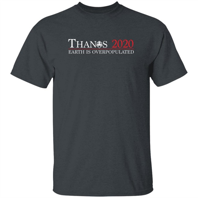 Jimmy Folino Thanos 2020 Earth Is Overpopulated Shirt Jimmy Folino Thanos 2020 Earth Is Overpopulated Shirt