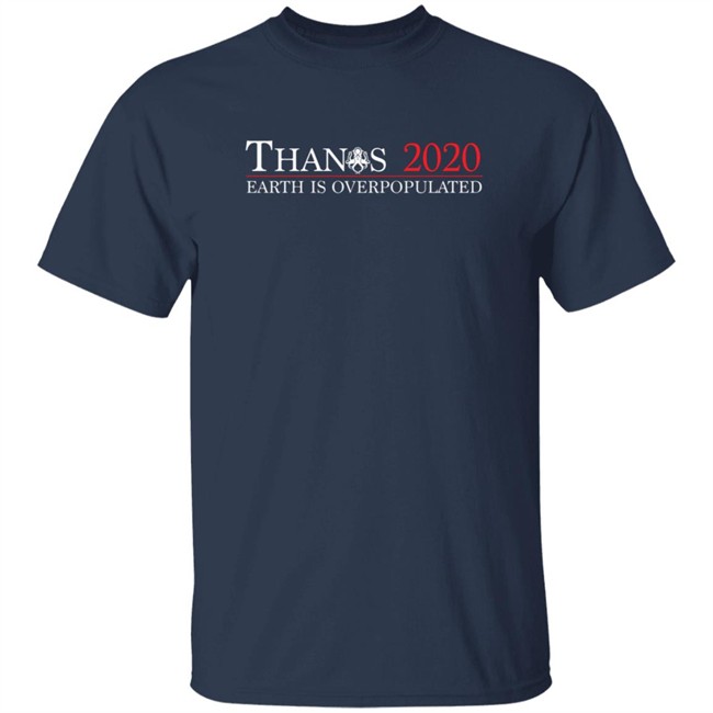 Jimmy Folino Thanos 2020 Earth Is Overpopulated Shirt Jimmy Folino Thanos 2020 Earth Is Overpopulated Shirt