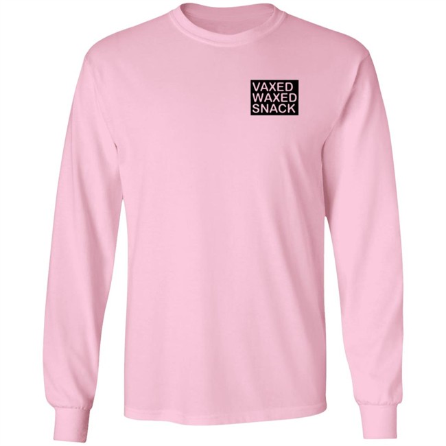 Girls Gotta Eat Merch Vaxed Waxed Snack Pink Crewneck Sweatshirt Girls Gotta Eat Merch Vaxed Waxed Snack Pink Crewneck Sweatshirt