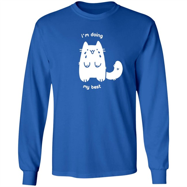 Professional Crowlines Merch I'm Doing My Best Cat Shirt Professional Crowlines Merch I'm Doing My Best Cat Shirt