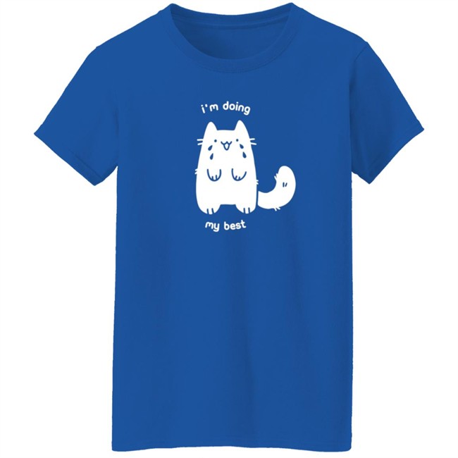 Professional Crowlines Merch I'm Doing My Best Cat Shirt Professional Crowlines Merch I'm Doing My Best Cat Shirt
