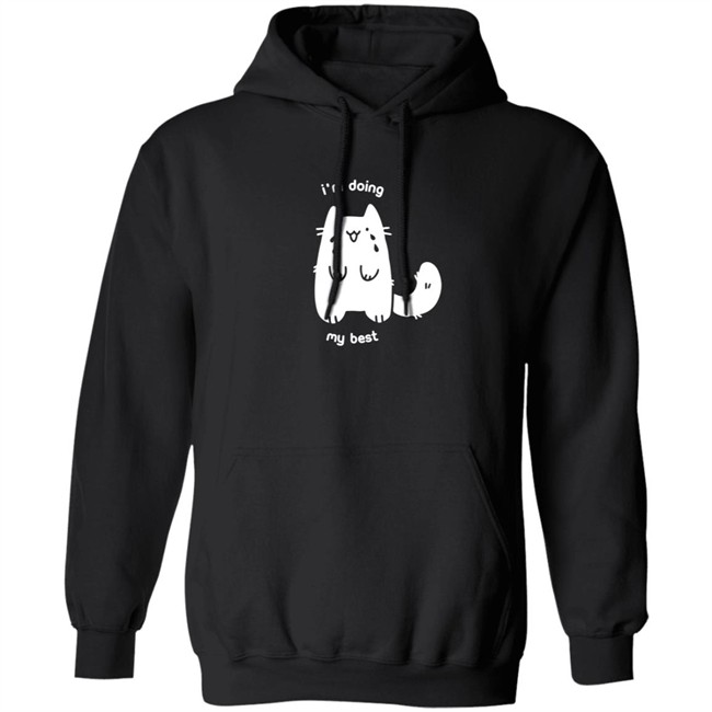 Professional Crowlines Merch I'm Doing My Best Cat Shirt Professional Crowlines Merch I'm Doing My Best Cat Shirt