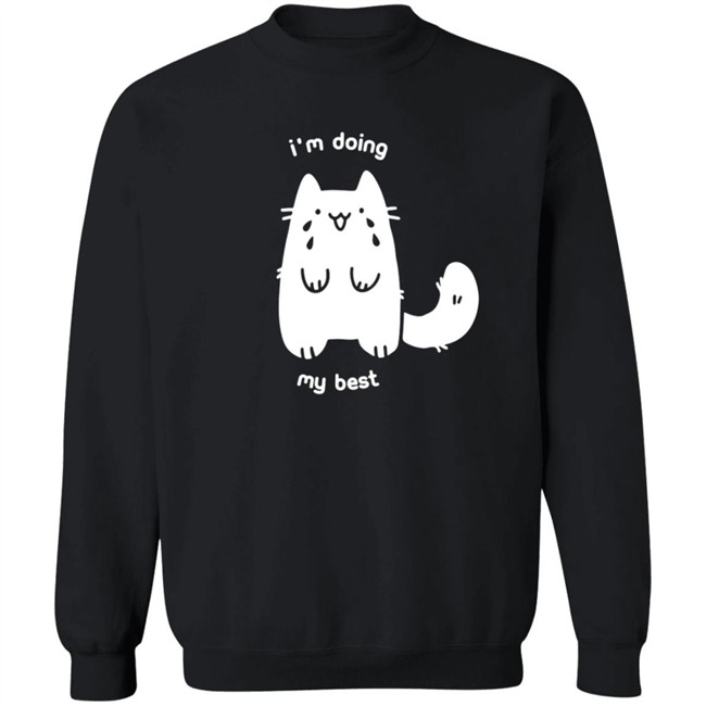 Professional Crowlines Merch I'm Doing My Best Cat Shirt Professional Crowlines Merch I'm Doing My Best Cat Shirt