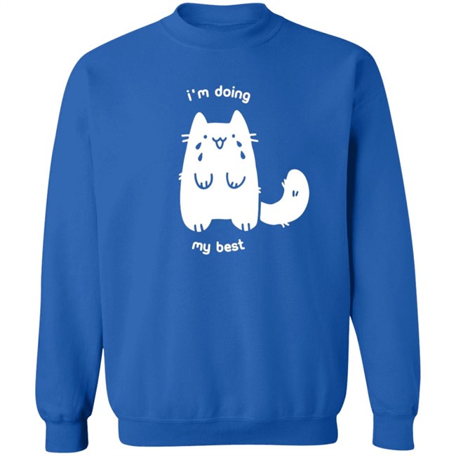 Professional Crowlines Merch I'm Doing My Best Cat Shirt Professional Crowlines Merch I'm Doing My Best Cat Shirt