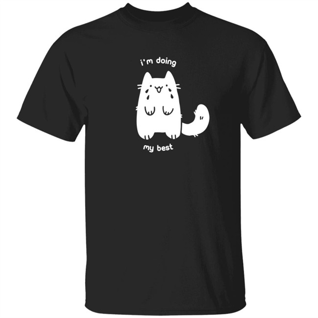 Professional Crowlines Merch I'm Doing My Best Cat Shirt Professional Crowlines Merch I'm Doing My Best Cat Shirt