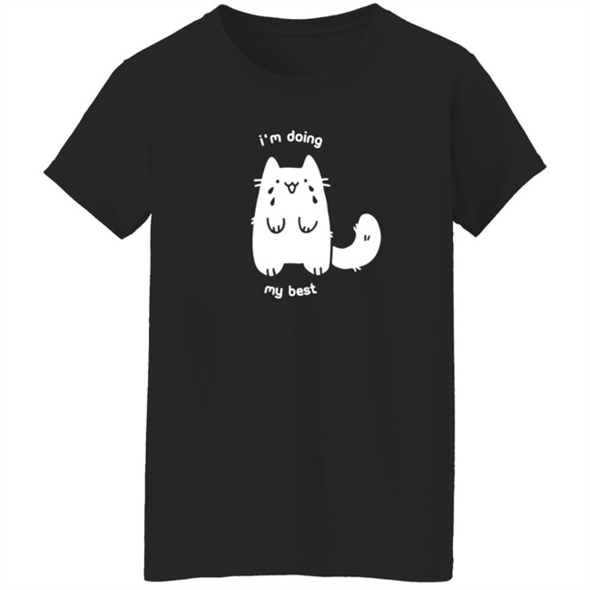 Professional Crowlines Merch I'm Doing My Best Cat Shirt Professional Crowlines Merch I'm Doing My Best Cat Shirt