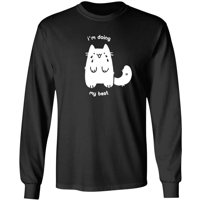 Professional Crowlines Merch I'm Doing My Best Cat Shirt Professional Crowlines Merch I'm Doing My Best Cat Shirt