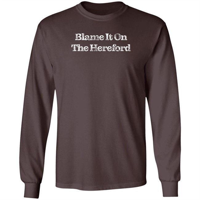 Parker Cattle Blame It On The Hereford Hoodie Parker Cattle Blame It On The Hereford Hoodie