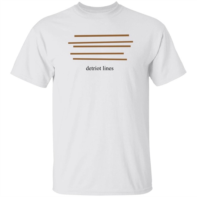 Detroit Lines T Shirt Emily Zugay Detroit Lions