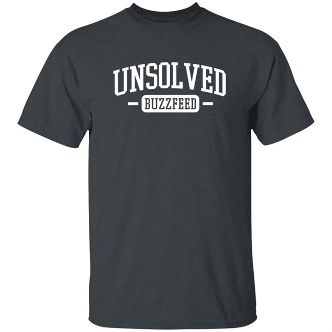 Shop the Buzzfeed Unsolved Merch Store BuzzFeed Unsolved Collegiate Shirt Shop the Buzzfeed Unsolved Merch Store BuzzFeed Unsolved Collegiate Shirt