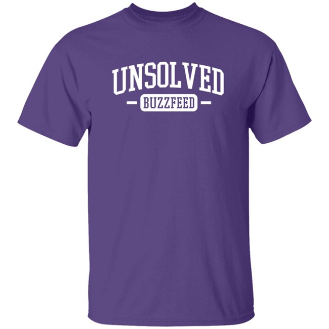 Shop the Buzzfeed Unsolved Merch Store BuzzFeed Unsolved Collegiate Shirt Shop the Buzzfeed Unsolved Merch Store BuzzFeed Unsolved Collegiate Shirt
