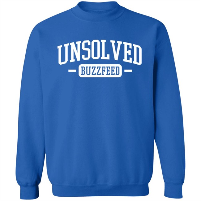 Shop the Buzzfeed Unsolved Merch Store BuzzFeed Unsolved Collegiate Shirt Shop the Buzzfeed Unsolved Merch Store BuzzFeed Unsolved Collegiate Shirt