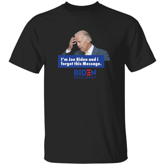 We Are Change Store Luke Rudkowski Forgetful Joe Biden Shirt
