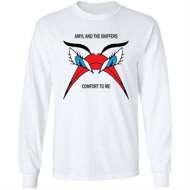 Shop the Amyl and the Sniffers Merch Store Amyl and the Sniffers Comfort To Me Grumpy Face Shirt Shop the Amyl and the Sniffers Merch Store Amyl and the Sniffers Comfort To Me Grumpy Face Shirt