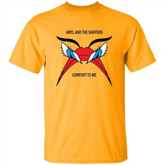 Shop the Amyl and the Sniffers Merch Store Amyl and the Sniffers Comfort To Me Grumpy Face Shirt Shop the Amyl and the Sniffers Merch Store Amyl and the Sniffers Comfort To Me Grumpy Face Shirt