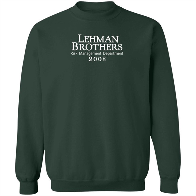 Lehman Brothers Risk Management Department 2008 Shirt Ogpasha Lehman Brothers Risk Management Department 2008 Shirt Ogpasha